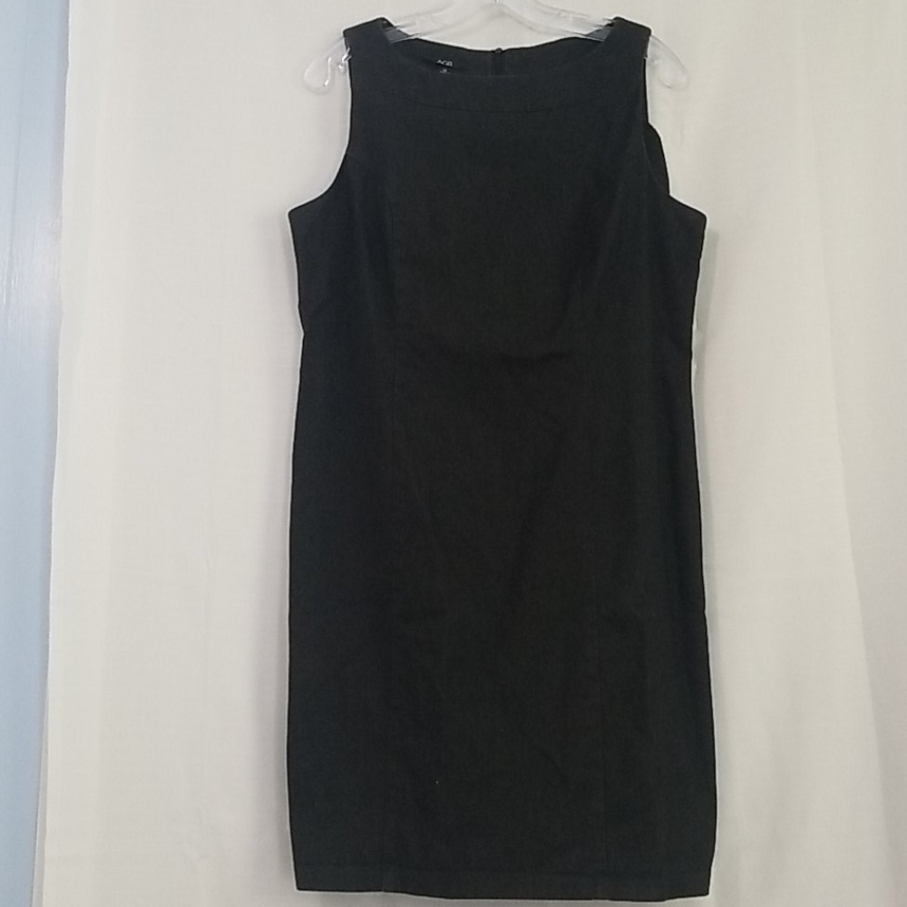 AGB Black Denim Dress Sz 14